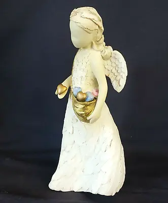 Flower Girl Figurine More Than Words Heart Of An Angel By Arora 7 Inch Faceless • $28.95