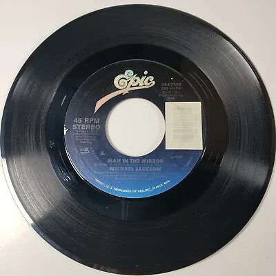 Michael Jackson  Man In The Mirror  45 Vg+ Tested Epic Jukebox • $11.81