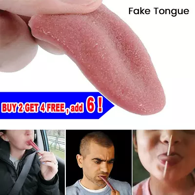 Halloween Horror Twist  False Tongue Prank Toys Realistic Decompression Props • £2.50