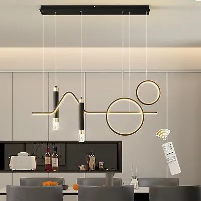 Modern LED Hanging Pendant Lighting Fixture 45W/Dimmable For Kitchen Living Room • $133.25