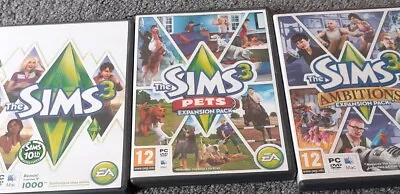 £7.50 • Buy The Sims 3: Ambitions/Pets Expansion Packs And Sims3 10th Anniversary UNTESTED 