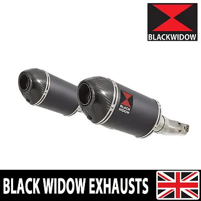 Z1000 Z1000SX 10-19 4-2 + Panniers Exhaust Silencers End Cans Oval BC20V • £339.99