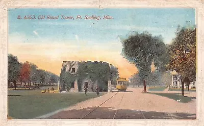 St Paul MN Minnesota Military Fort Snelling Dakota Civil War Vintage Postcard • $4.60