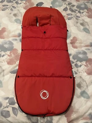 £49.99 • Buy Bugaboo Red Footmuff Cameleon Bee Donkey Buffalo Fox Lynx Universal