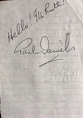 £15 • Buy Paul Daniels Magician And Tv Personality Hand Signed Autograph