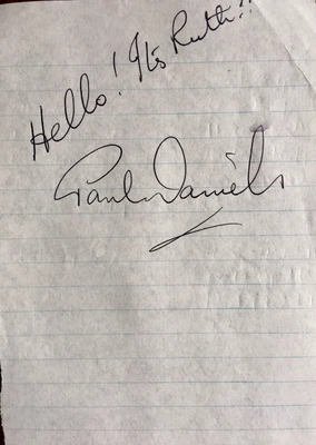 £15 • Buy Paul Daniels Magician And Tv Personality Hand Signed Autograph