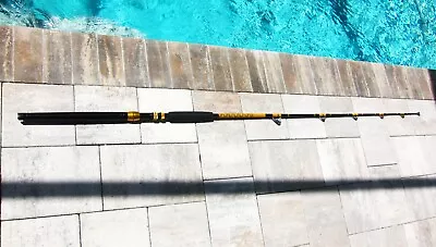 Vintage Custom Trolling Rod: AFTCO Roller Guides/Tip & Alm Butt: 6'10 ; 25-50lb! • $159