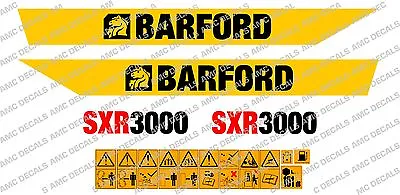 Barford Sxr3000 Dumper Decals • $100.21