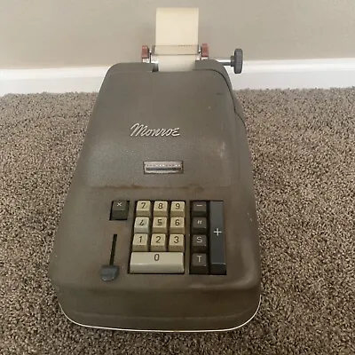 VTG Monroe Calculating Machine 911-E-11 Made In Germany Adding Electronic • $65