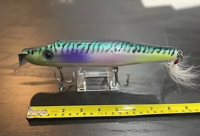 Lights Out Lures Pikie Striped Bass Lure Custom Mackerel Wood • $20