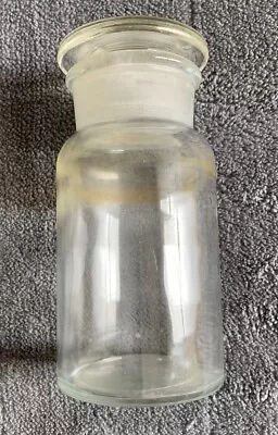 Vtg TCW Co Medicine Bottle 6 Oz W/stopper • $12