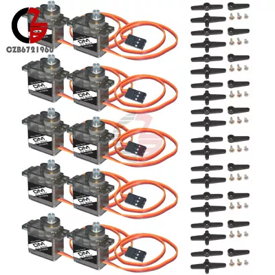 1-10PCS MG90S Digital Micro Servo Motor Metal Gear For RC Helicopter Car Racing • $4.37