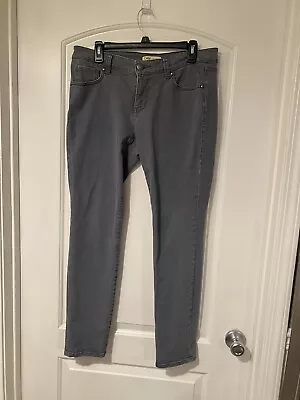 Cabi #326 Bree Skinny Jeans Women's Size 8 Low Rise Graphite Gray Denim • $14.30