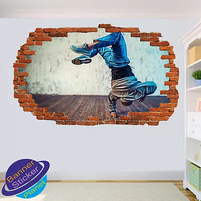 Break Dance Dancer Wall Stickers Art Poster Decals Murals Room Office Decor Vm4 • £15.99