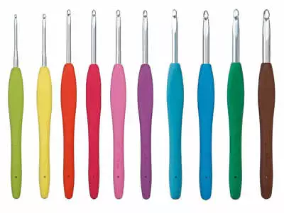 Clover Amour Soft Grip Crochet Hooks - Choose Your Size - GENUINE • $22.99