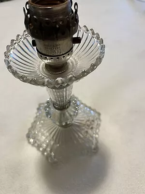 Vintage Leviton Glass Boudoir Lamp Pretty! • $19.99