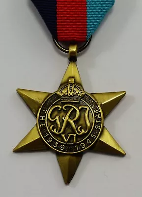 British World War 2 Replica Service/Campaign Medal 1939-1945 STAR WW2 • £9.99