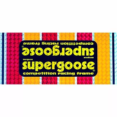 1980-83 Mongoose - Supergoose Decal Set • $39.95