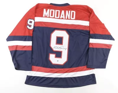 Mike Modano Signed Team USA Jersey (OKAuthentics)  Minnesota North Stars Dallas • $99.99