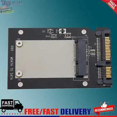 MSATA SSD To 2.5in SATA Convertor Adapter Card Computer Transition Card • £5.03