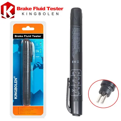 $3.99 • Buy Car Brake Fluid Liquid Oil Tester Tool LED Indicator Pen For DOT3 DOT4 DOT5