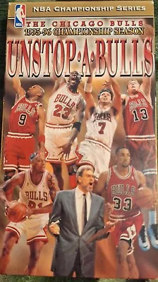 Chicago Bulls 1995-96 UnstopABulls NBA Championship VHS Video Michael Jordan  • $10