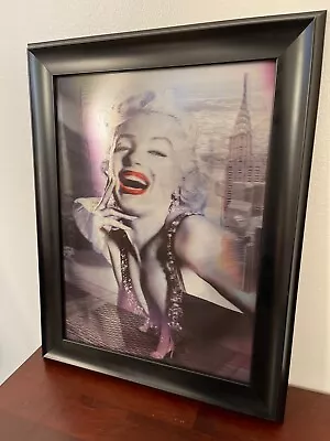 Marilyn Monroe Framed 3D Effect Wall Art 18  X 14  • $75.98