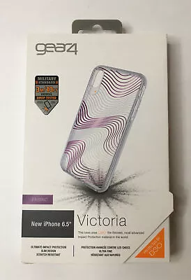 NEW Gear4 Victoria Fabric Phone Case For IPhone XS MAX 6.5  D30 Drop Protection • $0.99