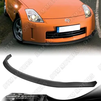 For 03-05 Nissan 350Z Z33 CT-Style Matt Black Front Bumper Splitter Spoiler Lip • $123.42