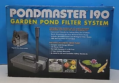 Pondmaster 190 Garden Pond Filter System - 190gph Pump And Filter. • £81.96