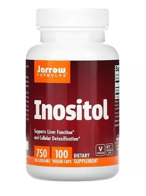 Jarrow Formulas Inositol 750 Mg 100 Vegetarian Capsules • £17.93