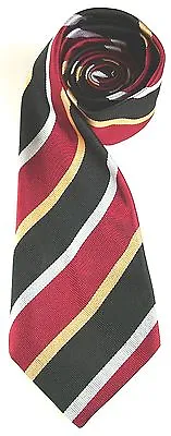 York And Lancaster Regiment  Woven Stripe  Uk Made Military Tie • £14.99