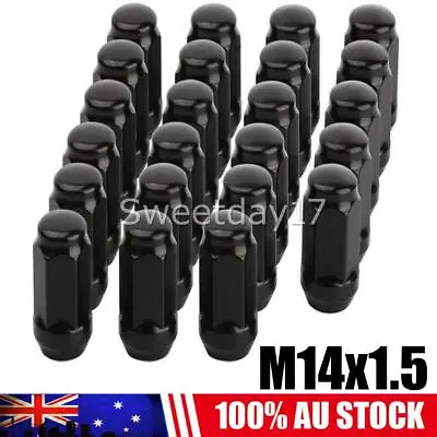 20X 45MM BLACK WHEEL NUTS For Holden Commodore VE - VF M14x1.5 OZ • $41.11