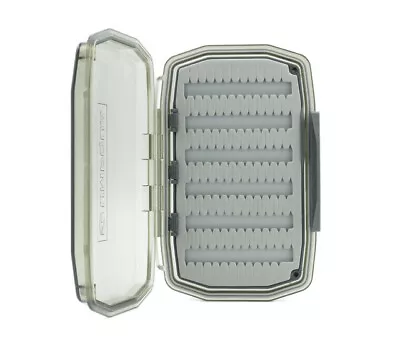 Umpqua Upg Foam Waterproof Essential Fly Box Medium Gray- Holds Variety Of Flies • $27.99