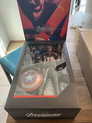 Hot Toys Avengers Age Of Ultron- Captain America Action Figure Complete & Clean • $159.99