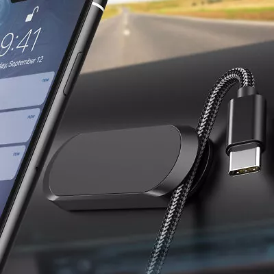 Mini Strip Shape Magnetic Car Phone Holder Stand For IPhone Magnet Mount Black  • $3.55