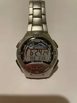 Casio Moon+tide Graph Watch Model 2629 W-753 • £25