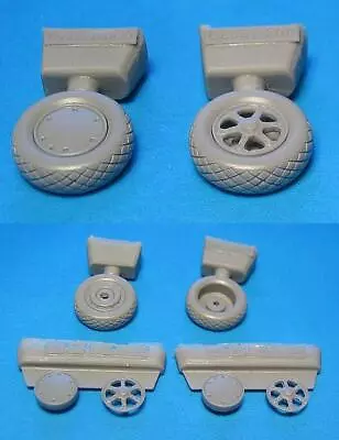 Vector Resin 1/48 Scale Wildcat Wheels Diamond Tread - VDS-48029 • $11.99