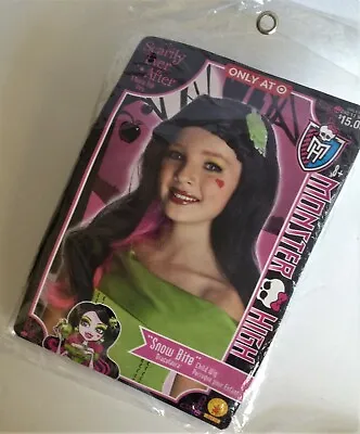 MONSTER HIGH Child DRACULAURA WIG New SNOW BITE GIRLS Costume Scarily Ever After • $22.98
