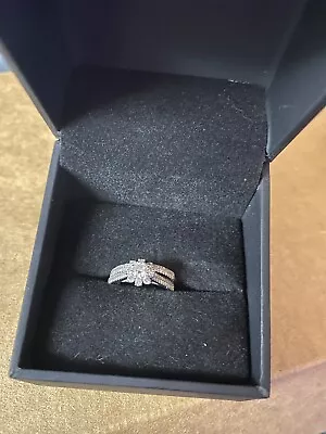 Zales Diamond Engagement Ring Size 6 • $450