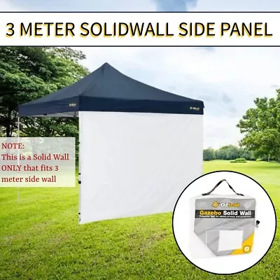 $53.99 • Buy High Quality 3M Solid Polyester White Wall Deluxe Gazebo Or Pavillion Side Panel