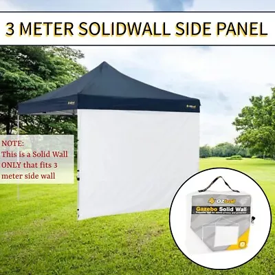 High Quality 3M Solid Polyester White Wall Deluxe Gazebo Or Pavillion Side Panel • $53.99