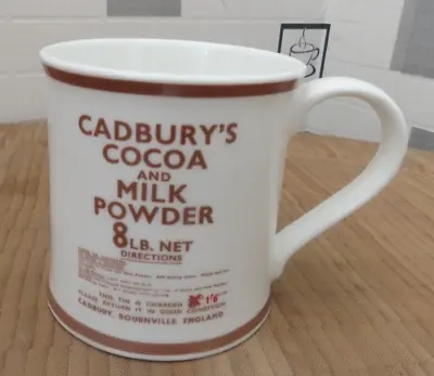 Cadbury Cocoa & Milk Powder Mug Robert Opie Reproduced Under Licence By Cadbury • £9.50