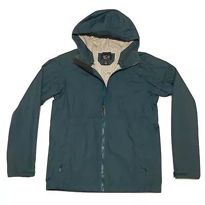 Mountain Hardwear DryQ Evap Rain Jacket Hood Full Zip Shell Lightweight Men Sz S • $51.96