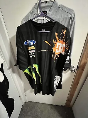 DC Shoes Ken Block 43 Ford Monster Energy Hoonigan Gymkhana Three T-Shirt Sz XXL • $75