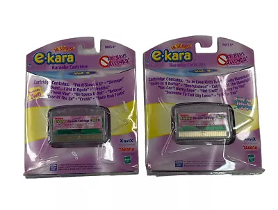 E-kara Hasbro Takara Karaoke Cartridge Volumes 7 & 8 New • $17.99