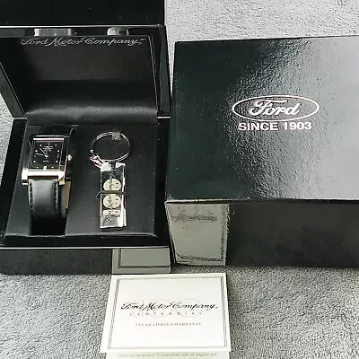 Ford Motor Company 100 Year Anniversary Rare Wristwatch Centennial Black Quartz • $400