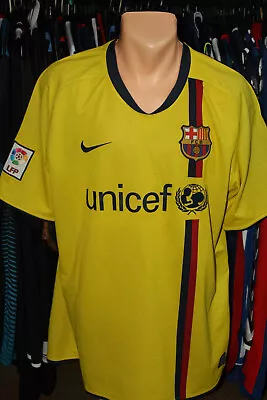 £13.99 • Buy Vintage Fc Barcelona Barca Nike 2008/2009 Away Jersey Shirt Top Maglietta