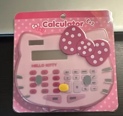 Vintage Sanrio Hello Kitty Red Calculator 2014 NIB • $24