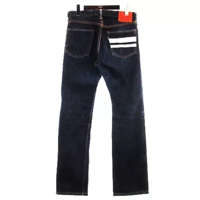 MOMOTARO JEANS 出陣  0205SP  Slim Straight Denim Pants Jeans Button Fly Indigo W30 • $139